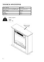 Предварительный просмотр 4 страницы Belleze 050-FM18 Manual