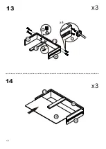 Preview for 12 page of Belleze Annett 014-HG-40005 Assembly Instructions Manual