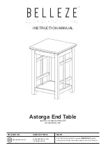 Belleze Astorga 014-HG-41802-ET Instruction Manual preview