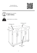 Preview for 2 page of Belleze Baldy Kitchen Trolley 014-HG-40901 Assembly Instructions Manual