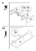 Preview for 12 page of Belleze Baldy Kitchen Trolley 014-HG-40901 Assembly Instructions Manual