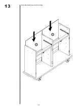 Preview for 14 page of Belleze Baldy Kitchen Trolley 014-HG-40901 Assembly Instructions Manual