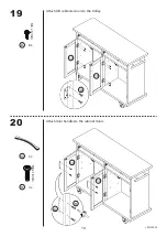 Preview for 19 page of Belleze Baldy Kitchen Trolley 014-HG-40901 Assembly Instructions Manual