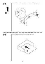 Preview for 22 page of Belleze Baldy Kitchen Trolley 014-HG-40901 Assembly Instructions Manual