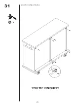 Preview for 26 page of Belleze Baldy Kitchen Trolley 014-HG-40901 Assembly Instructions Manual