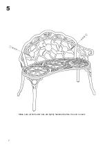 Preview for 8 page of Belleze Bistro 014-HG-20062 Assembly Instructions Manual