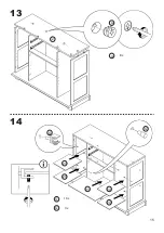 Preview for 15 page of Belleze Ryland Sideboard Manual