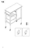 Предварительный просмотр 14 страницы Belleze Sonoma Island 014-HG-40900 Assembly, Care & Maintenance Manual