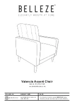 Preview for 1 page of Belleze Valencia Accent 014-HG-31942 Assembly Instructions Manual