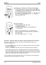 Предварительный просмотр 14 страницы Bellfires 3 L/R CF/LF Instructions For Use & Manual Daily Maintenance