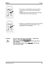 Предварительный просмотр 21 страницы Bellfires 3 L/R CF/LF Instructions For Use & Manual Daily Maintenance