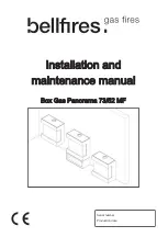 Bellfires Box Gas Panorama 73/52 MF Installation And Maintenance Manual preview