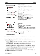 Предварительный просмотр 15 страницы Bellfires CBL3 L/R CF Instructions For Use & Manual Daily Maintenance