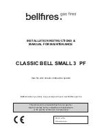 Предварительный просмотр 1 страницы Bellfires CLASSIC BELL SMALL 3 PF Installation Instructions & Manual For Maintenance