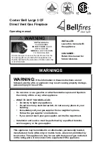 Bellfires Corner Bell Large 3 CF Operating Manual preview