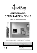 Bellfires DERBY LARGE 3 CF - LF Instructions For Use & Manual Daily Maintenance предпросмотр