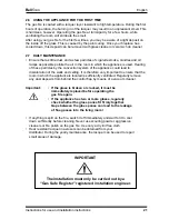 Предварительный просмотр 21 страницы Bellfires HORIZON BELL SMALLTUNNEL 3 Installation Instructions And Instructions For Use