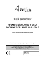 Предварительный просмотр 1 страницы Bellfires RDL3 CF Installation Instructions & Manual For Maintenance