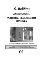 Предварительный просмотр 1 страницы Bellfires Tunnel 3 Instructions For Use & Manual Daily Maintenance