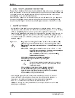 Предварительный просмотр 20 страницы Bellfires Tunnel 3 Instructions For Use & Manual Daily Maintenance