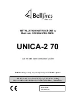 Предварительный просмотр 1 страницы Bellfires UNICA-2 70 Installation Instructions & Manual For Maintenance