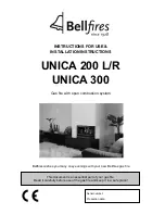 Bellfires UNICA 200 L Instruction For Use & Installation Instructions предпросмотр