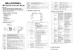 Предварительный просмотр 1 страницы Bellhowell WP10 Splash Blue Instruction Manual