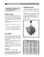 Preview for 14 page of Belling 100 GDO Instructions For Use Manual