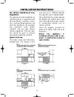 Предварительный просмотр 5 страницы Belling 152A User'S Installation Manual