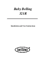 Предварительный просмотр 1 страницы Belling 321R Installation And User Instructions Manual