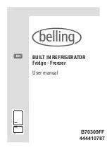 Belling 444410787 User Manual предпросмотр