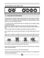 Preview for 14 page of Belling 444443927 Operating And Installation Instructions