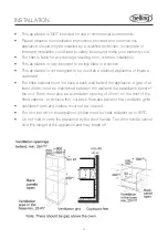 Preview for 6 page of Belling BD45CSBK Instruction Manual