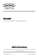 Belling BDC64INF Instruction Manual preview