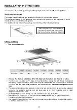 Предварительный просмотр 20 страницы Belling BDC64INF Instruction Manual