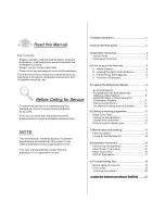 Preview for 2 page of Belling BEL FDW90 WHI Instruction Manual