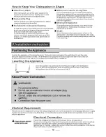 Preview for 20 page of Belling BEL FDW90 WHI Instruction Manual