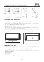 Предварительный просмотр 20 страницы Belling BFS54DODF Instruction Manual