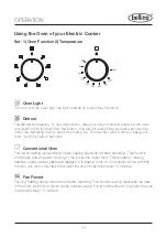 Предварительный просмотр 11 страницы Belling BFS54SCDF Instruction Manual