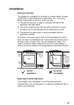 Preview for 21 page of Belling BGH604WBG Instructions For Use And Installation