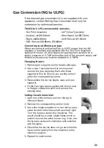 Preview for 24 page of Belling BGH604WBG Instructions For Use And Installation