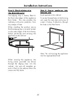 Предварительный просмотр 31 страницы Belling BI 60 F User'S Manual And Installation Instructions