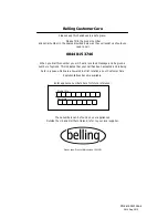 Предварительный просмотр 22 страницы Belling BIMW60 User Manual