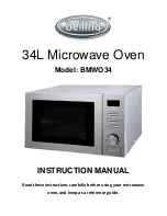 Предварительный просмотр 1 страницы Belling BMWO34 Instruction Manual