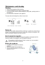 Предварительный просмотр 11 страницы Belling BWC46IB Instruction Manual