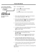 Preview for 17 page of Belling Db1000 Series Installation & User'S Instructions