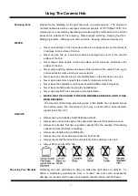 Preview for 17 page of Belling db1000E Installation & User'S Instructions