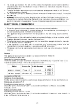 Preview for 21 page of Belling Design BDC95IN2F Instruction Manual