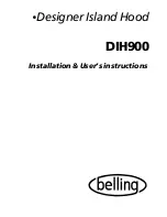 Предварительный просмотр 1 страницы Belling DIH900 Installation & User'S Instructions