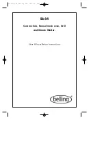 Belling E664 User & Installation Instructions Manual preview